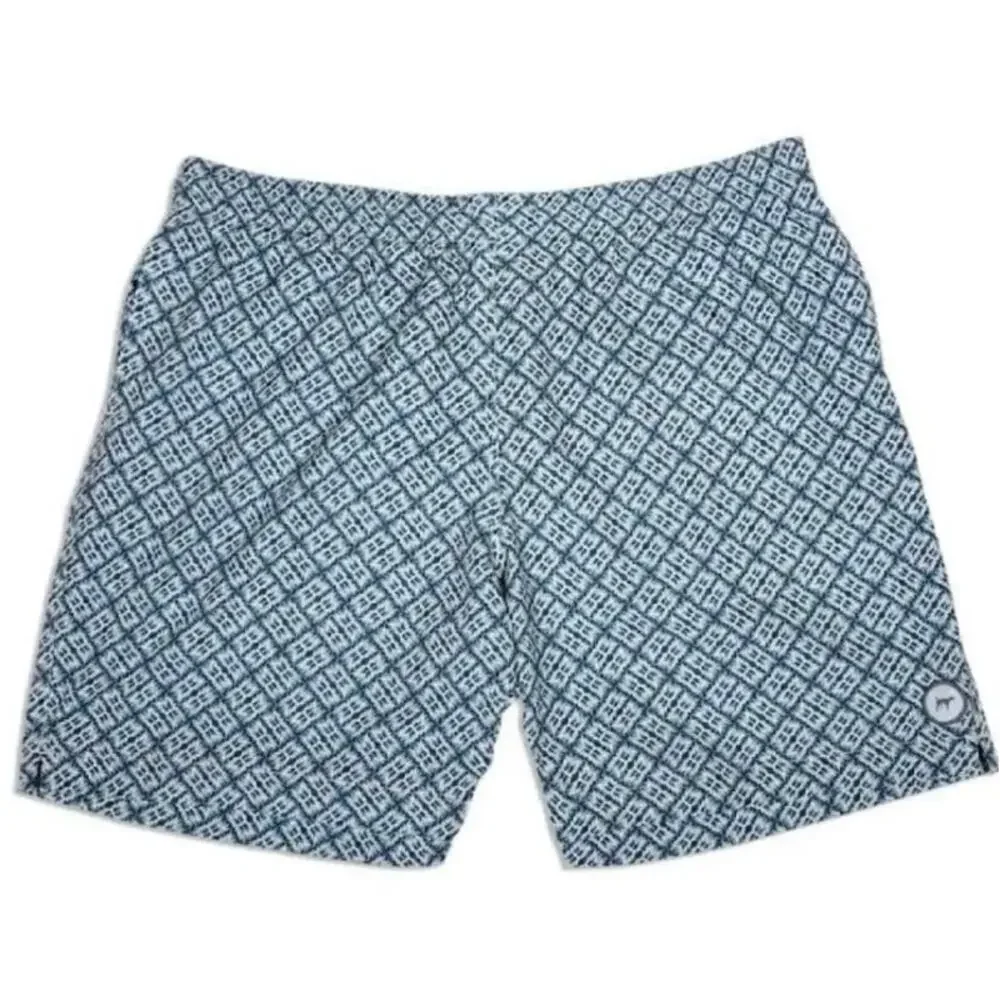 Southern Point Co Patterned Swim Trunks navy pattern size XL